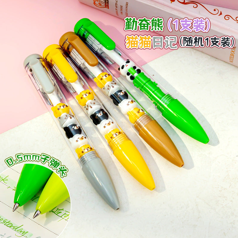 Wholesale DIY string gel pen black smooth ballpoint pen